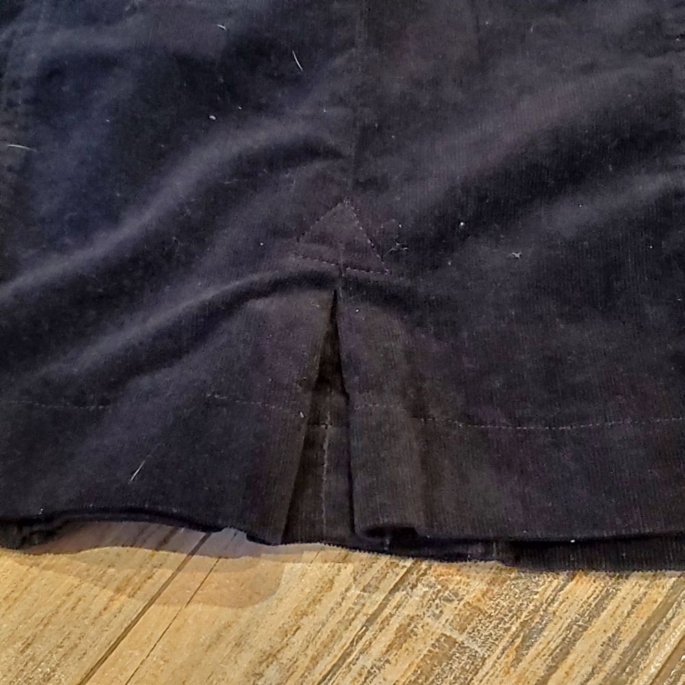 🔹️Annva Jeans USA Black Corduroy Buttoned Front Blazer Jacket XLarge - Picture 8 of 9